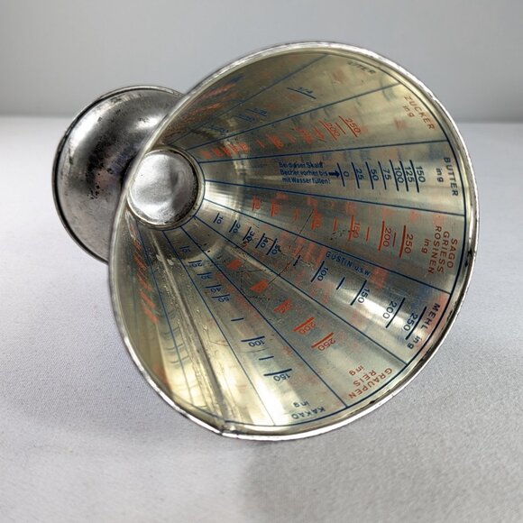 Vintage Dr. Oetker metal measuring cup West Germany - Picture 7 of 8